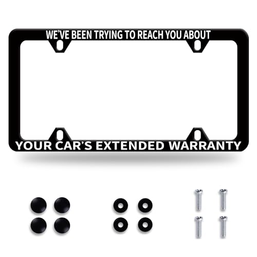Best Extended Car Warranties: Top Funny License Plate Frames & Accessories